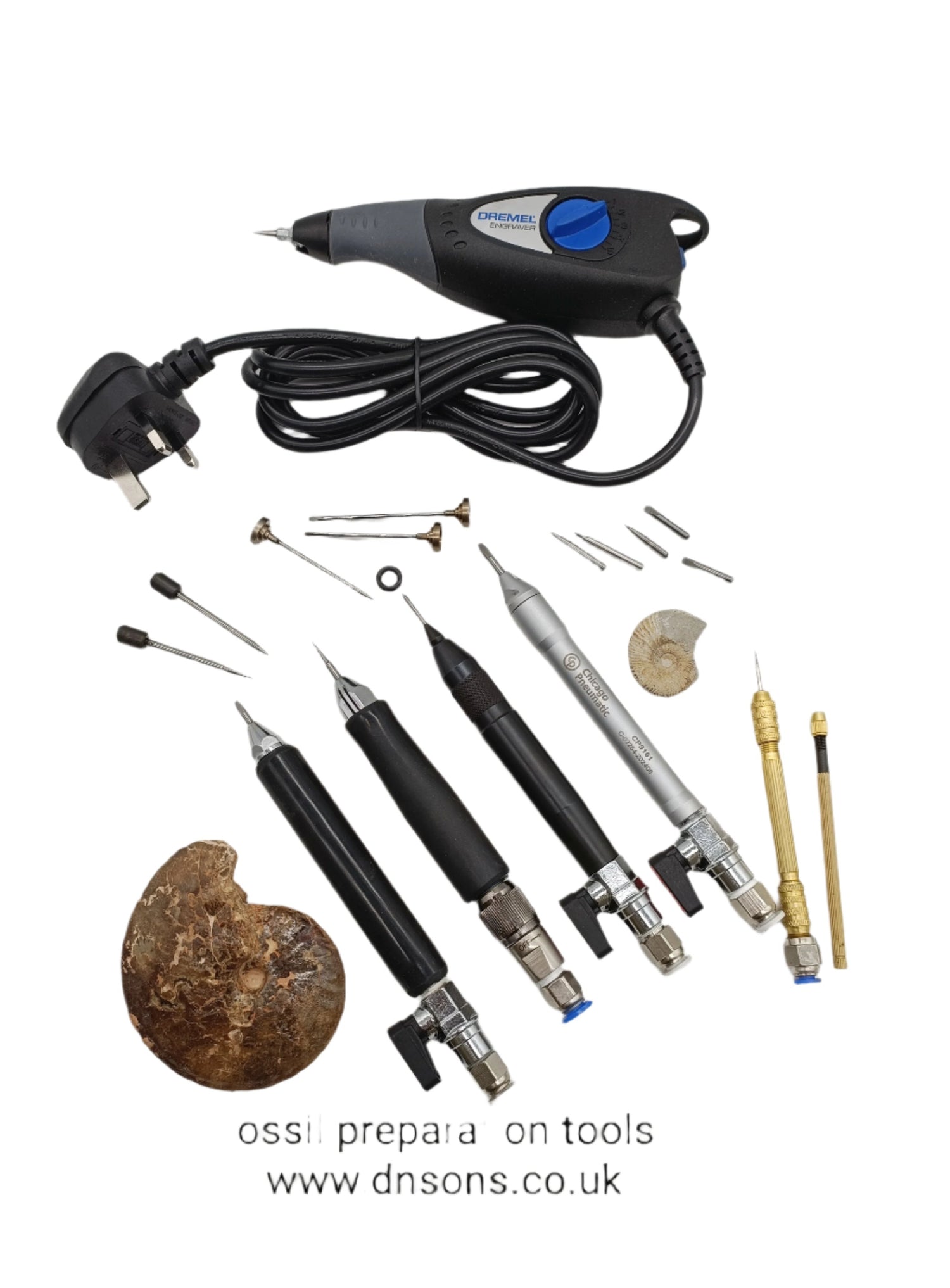 FOSSIL PREPRATION TOOLS
