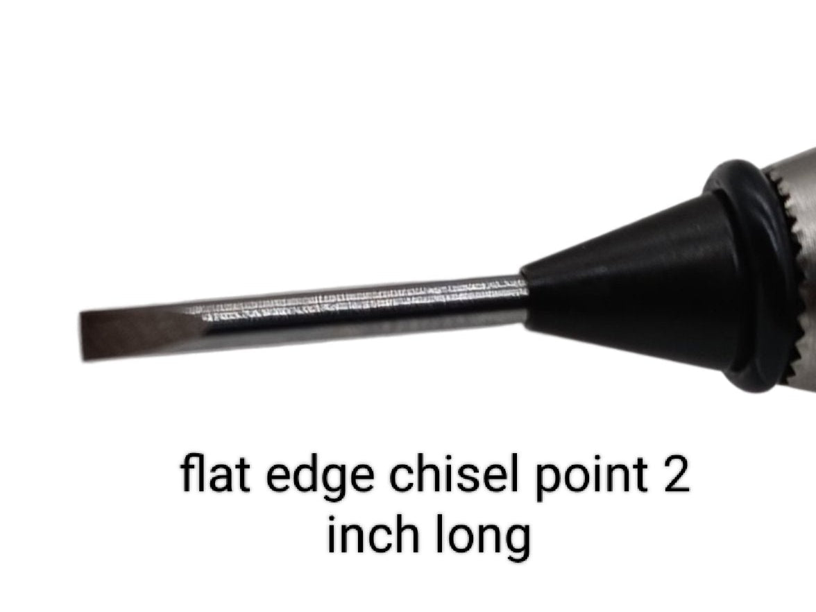 Tungsten Styluses /spares for Chicago Pneumatic CP9160 Air Scribe chisel,point.