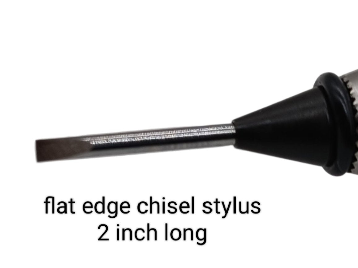 Tungsten Styluses /spares for Chicago Pneumatic CP9160 Air Scribe chisel,point.