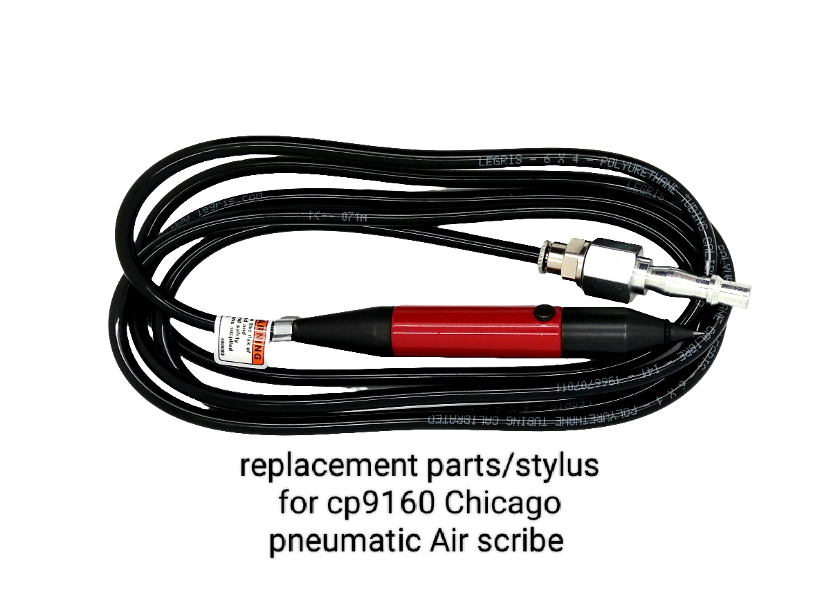 Tungsten Styluses /spares for Chicago Pneumatic CP9160 Air Scribe chisel,point.