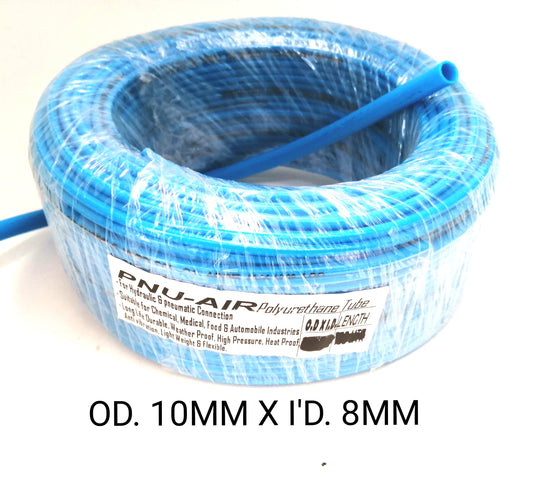 Polyurethane pipe(pu) /Tube /OD 10MM X ID 8MM/ length for hydraulic& pneumatic