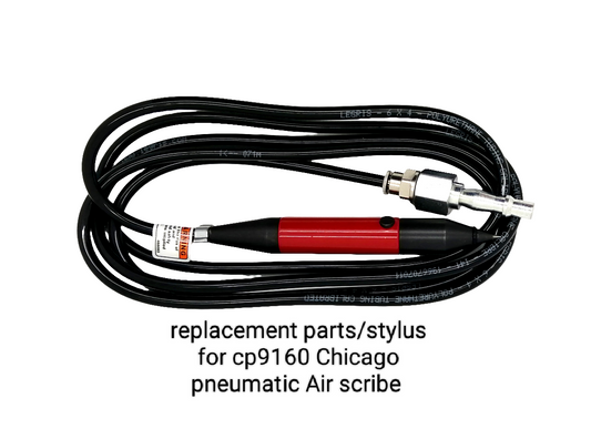 Tungsten Styluses /spares for Chicago Pneumatic CP9160 Air Scribe chisel,point.