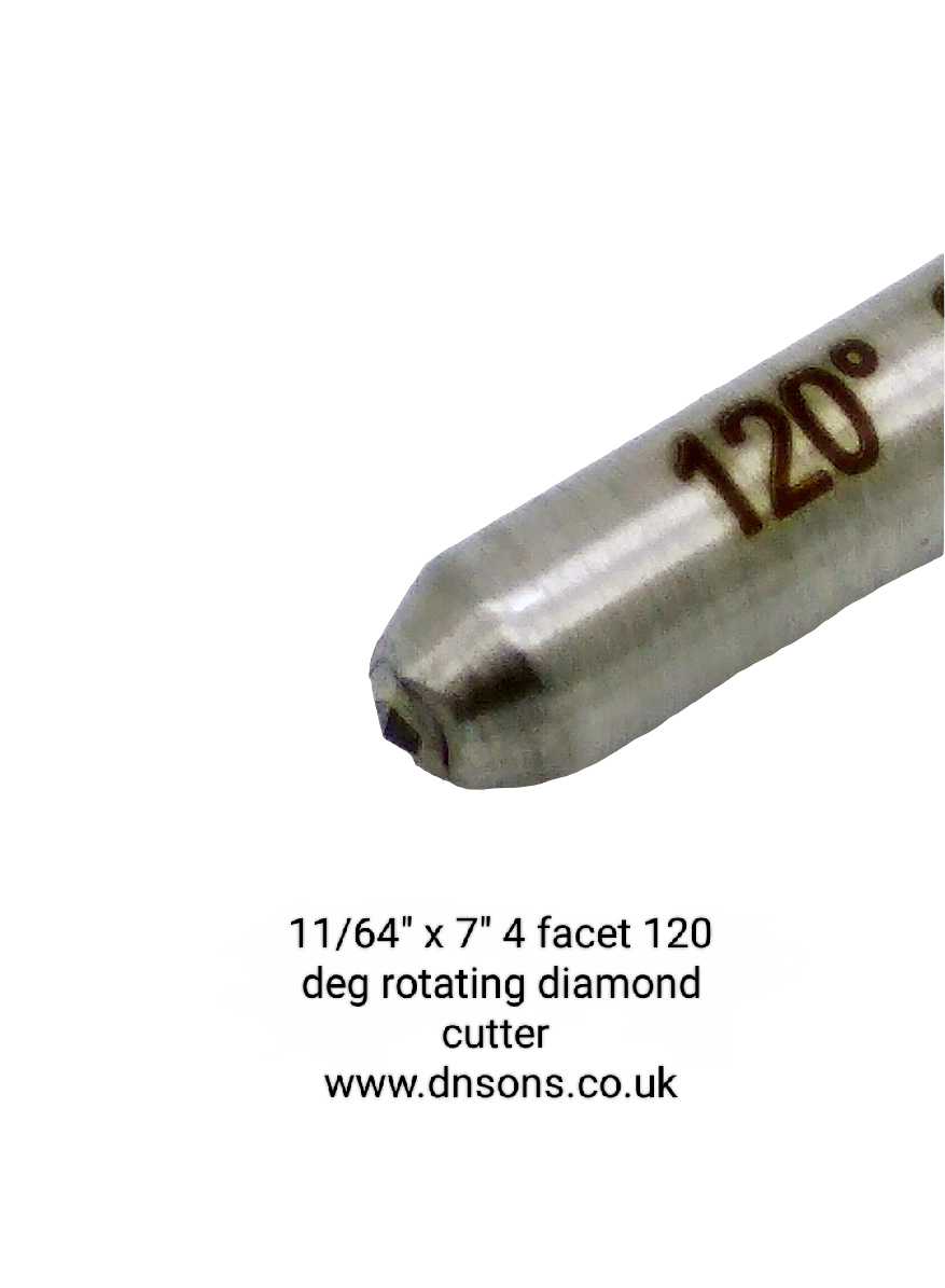 Engraving Machine rotating Diamond Cutters for glass engraving