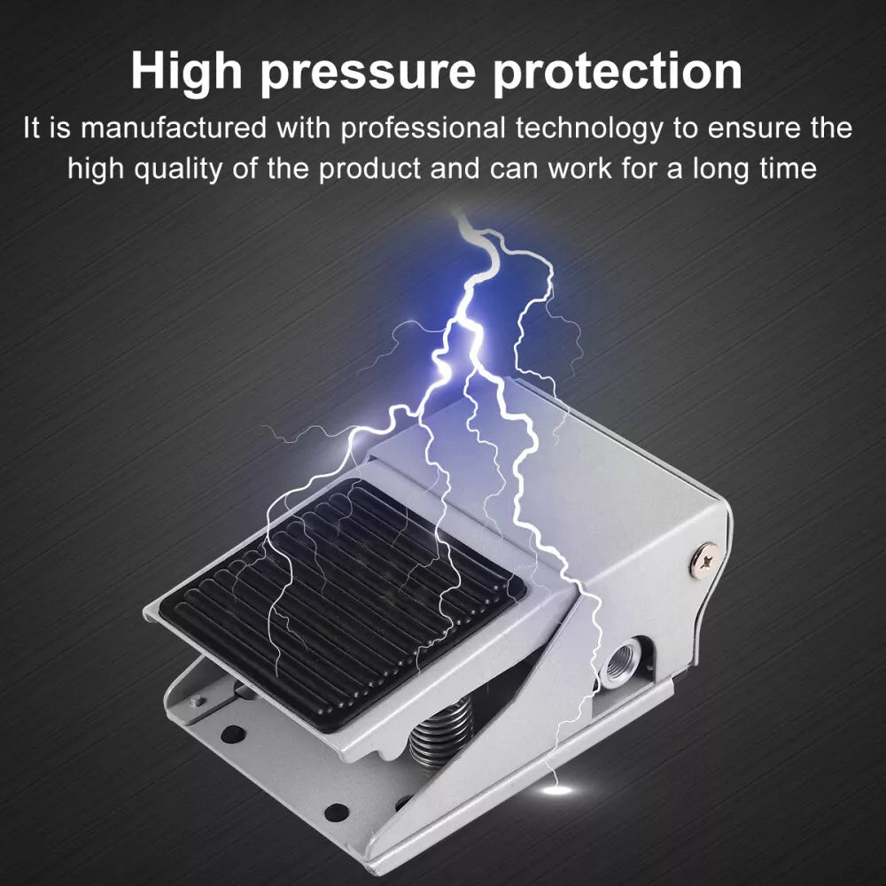 Foot Pressure Control 3-Way G1/4 Threaded Air Pneumatic Pedal Valve Switch