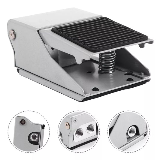 Foot Pressure Control 3-Way G1/4 Threaded Air Pneumatic Pedal Valve Switch